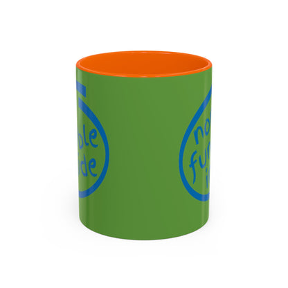 Non-Fungible Inside Green Accent Mug by cypherpunkgear.com