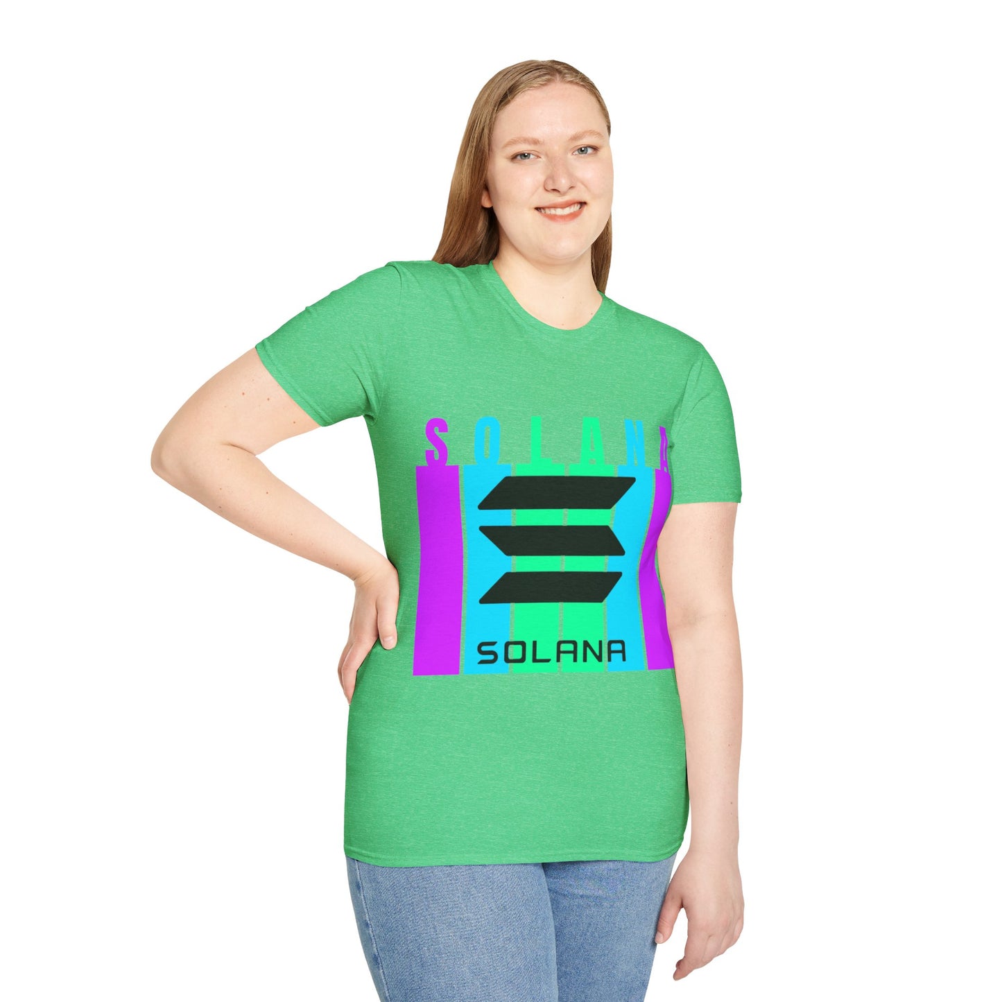 Solana (SOL) Freedom DKcolors Unisex T-Shirt by cypherpunkgear.com