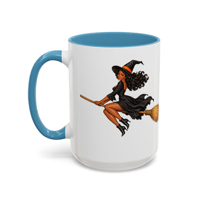 Velvet Vex White Accent Mug by CreepyCrafts.boo