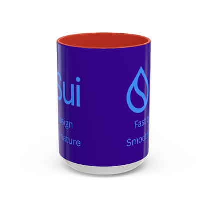 SUI Purple Accent Mug by cypherpunkgear.com