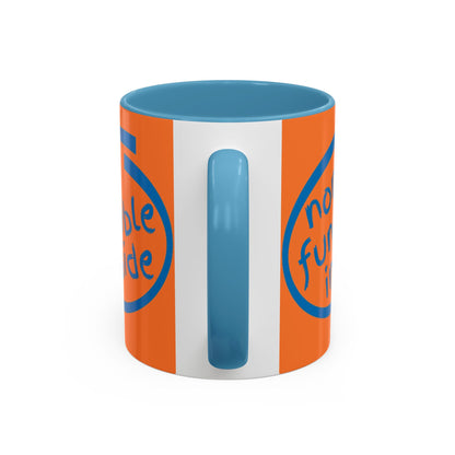 Non-Fungible Inside Orange Accent Mug by cypherpunkgear.com