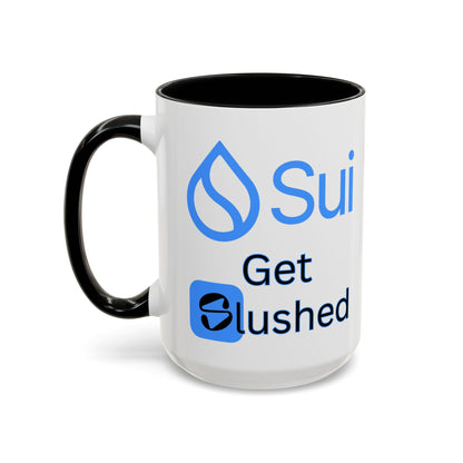 Sui: Get Slushed White Accent Mug by cypherpunkgear.com