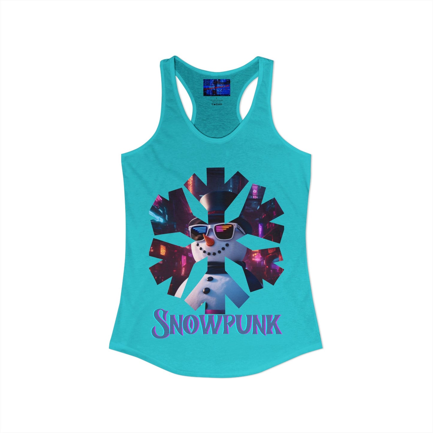 Snowpunk Women's Racerback Tank Top by cypherpunkgear.com