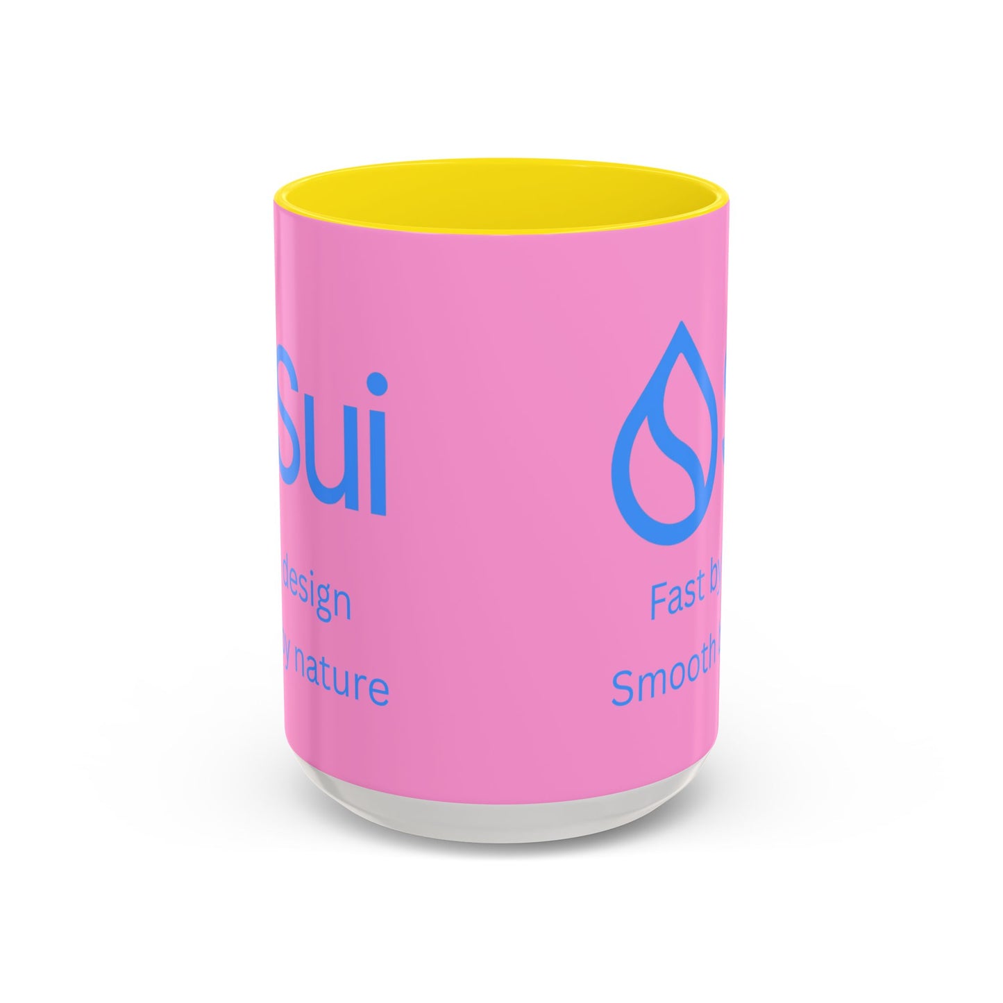 SUI Pink Accent Mug by cypherpunkgear.com