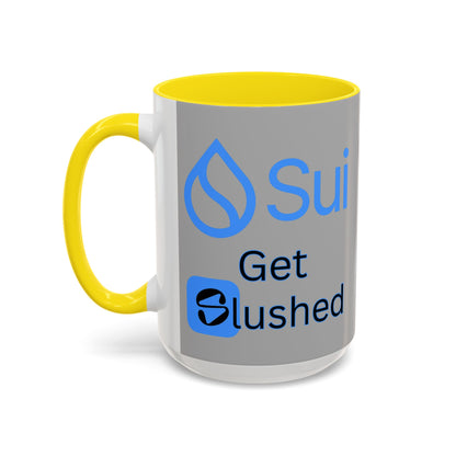 Sui: Get Slushed Grey Accent Mug by cypherpunkgear.com