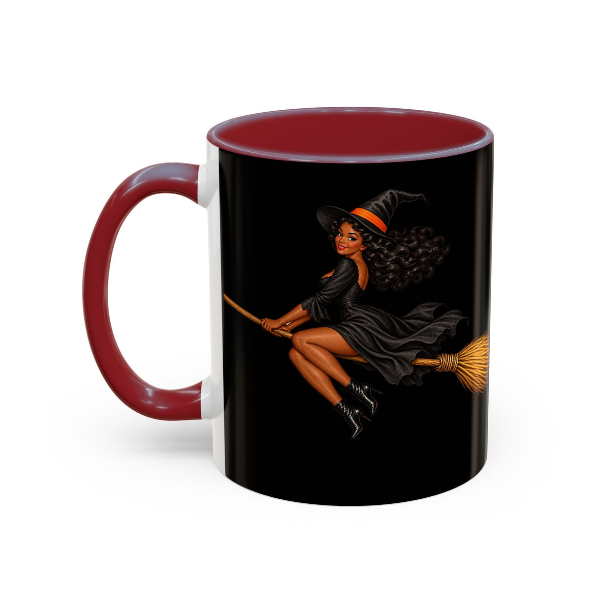 Velvet Vex Black Accent Mug by CreepyCrafts.boo