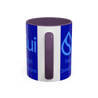 SUI Dark Blue Accent Mug by cypherpunkgear.com