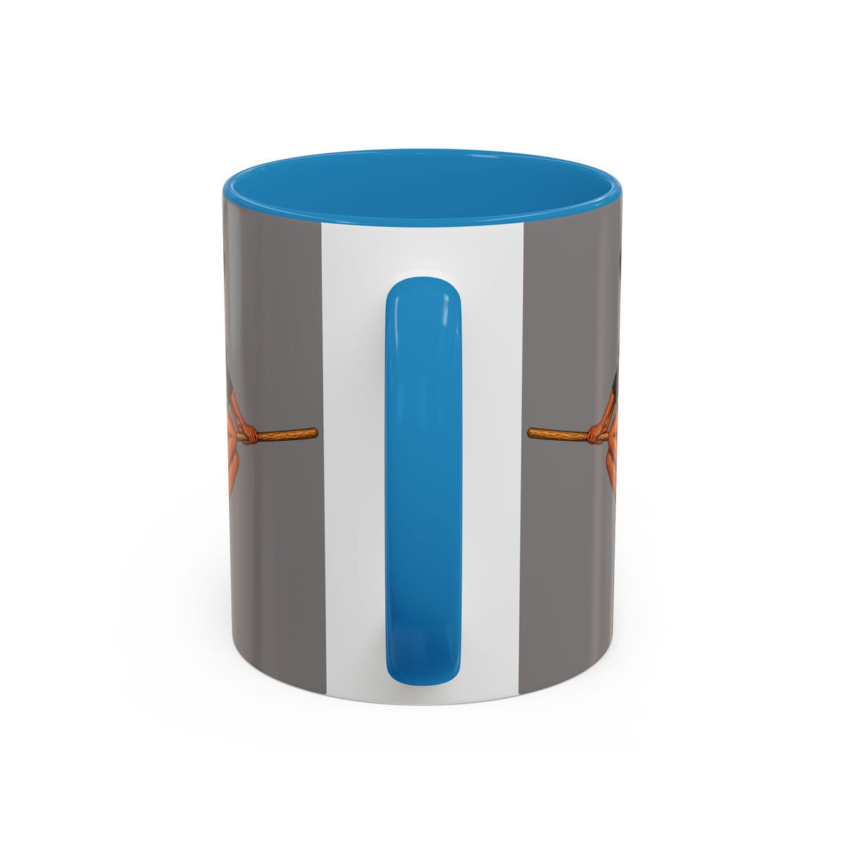 Velvet Vex Grey Accent Mug by CreepyCrafts.boo
