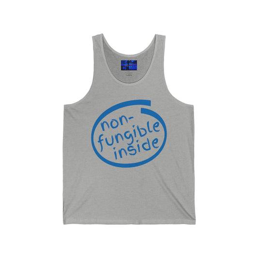 Non-Fungible Inside Unisex Jersey Tank Top by cypherpunkgear.com