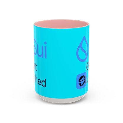 Sui: Get Slushed Light Blue Accent Mug by cypherpunkgear.com