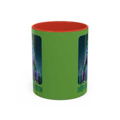 Cipher McByte Accent Mug by cypherpunkgear.com