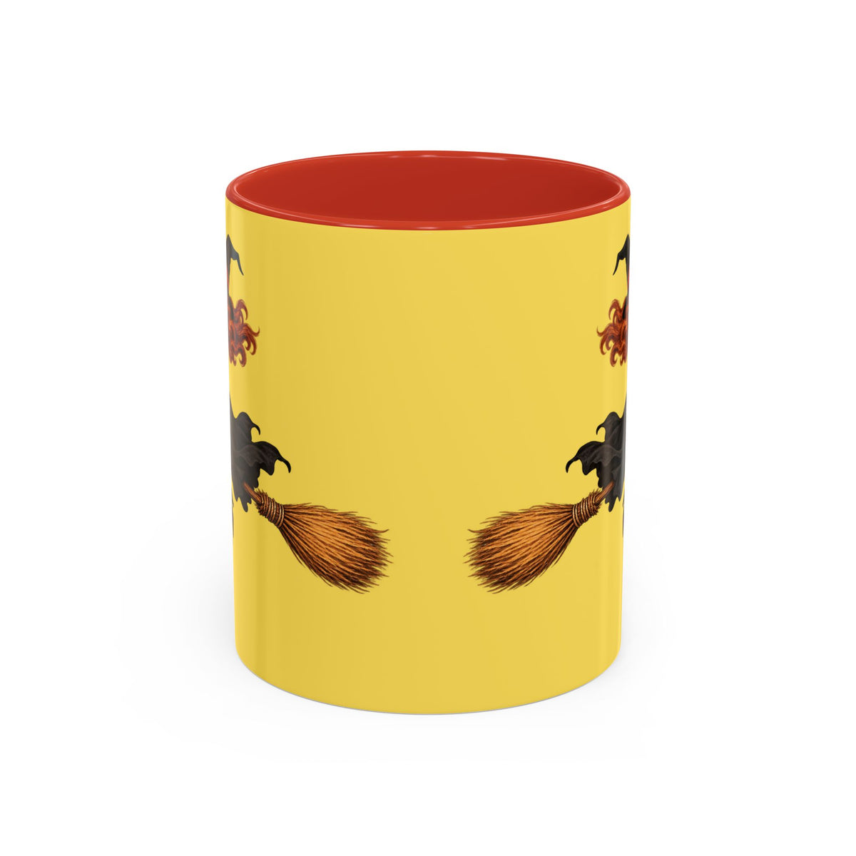Hazel Hex Yellow Accent Mug by CreepyCrafts.boo