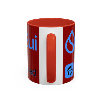 Sui: Get Slushed Red Accent Mug by cypherpunkgear.com