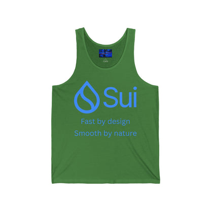 SUI Unisex Jersey Tank Top by cypherpunkgear.com