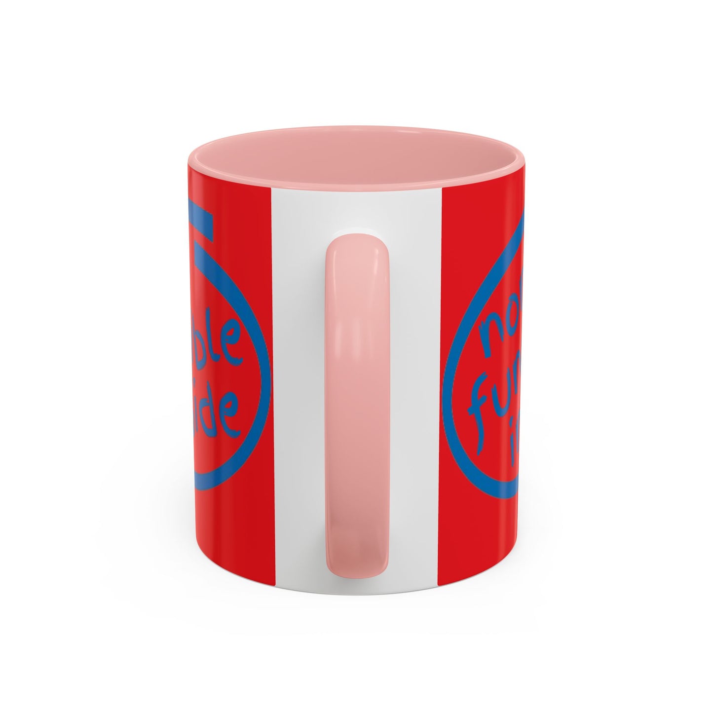 Non-Fungible Inside Red Accent Mug by cypherpunkgear.com