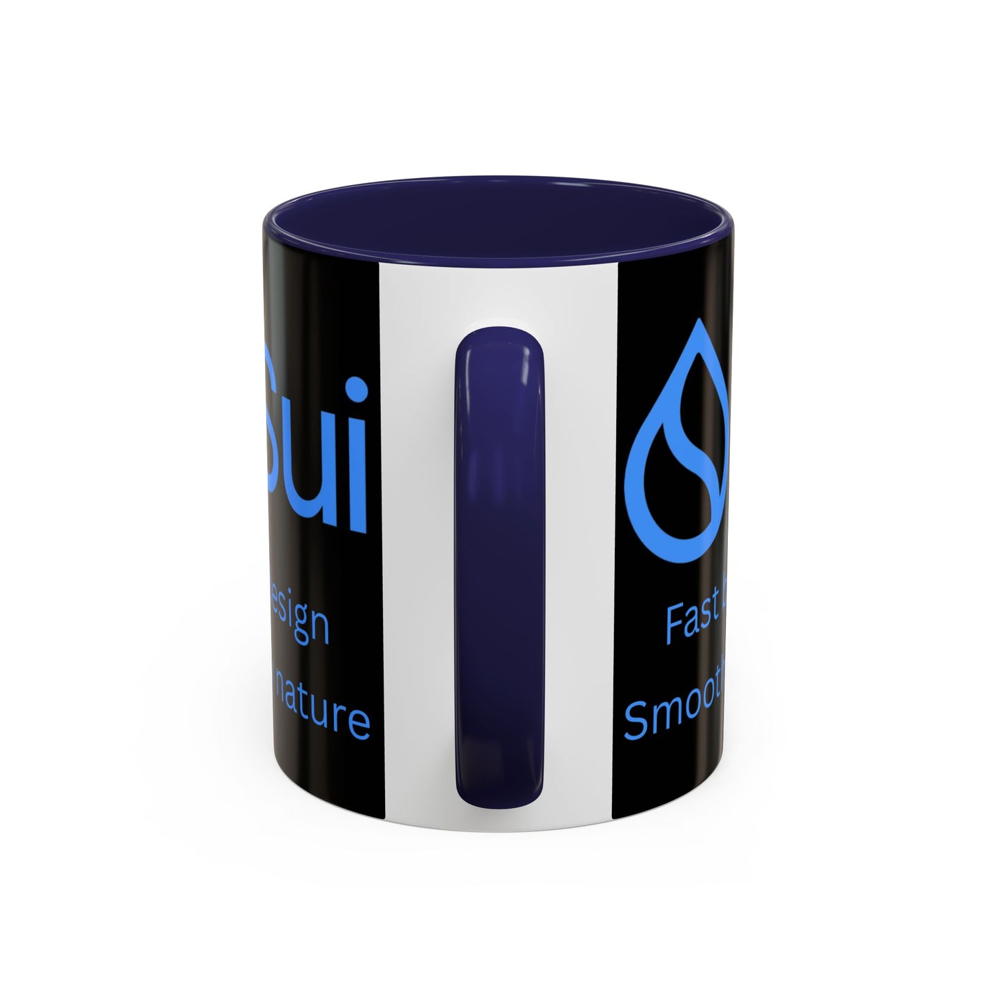 SUI Black Accent Mug by cypherpunkgear.com