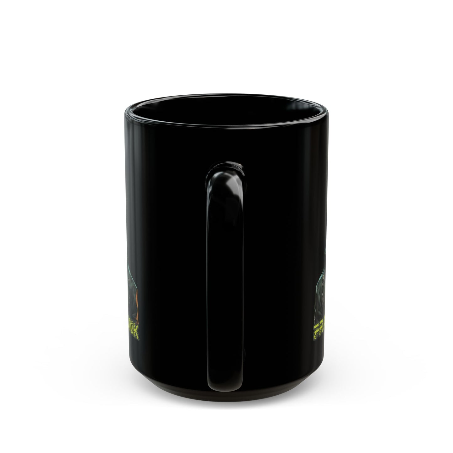 Frankenpunk Black Mug by cypherpunkgear