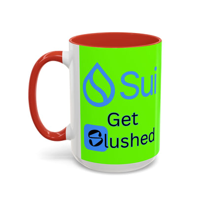 Sui: Get Slushed Green Accent Mug by cypherpunkgear.com