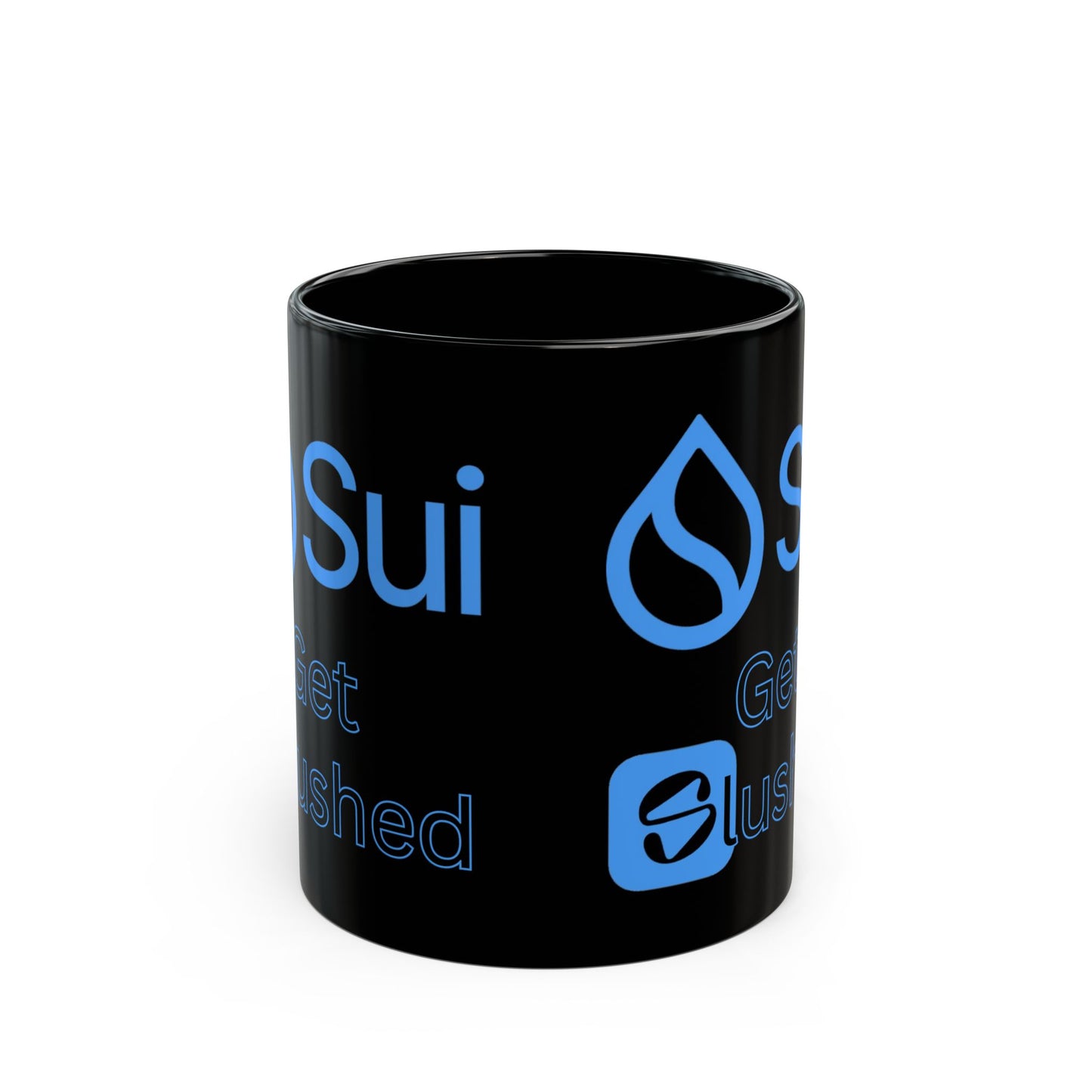 Sui: Get Slushed Black Mug by cypherpunkgear.com