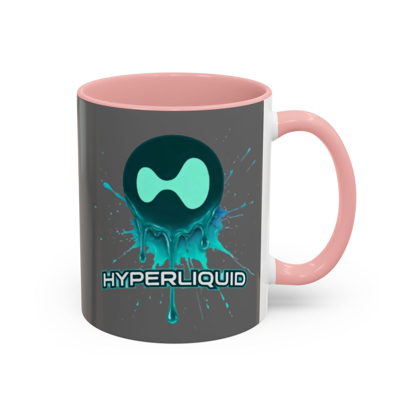 HYPE Drip Grey Accent Mug by cypherpunkgear.com
