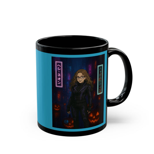 Hethyr Neon Turquoise Mug by CreepyCrafts.boo