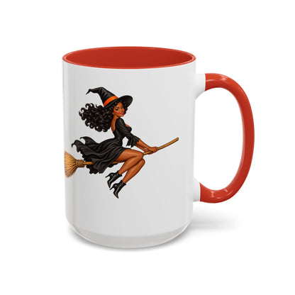 Velvet Vex White Accent Mug by CreepyCrafts.boo