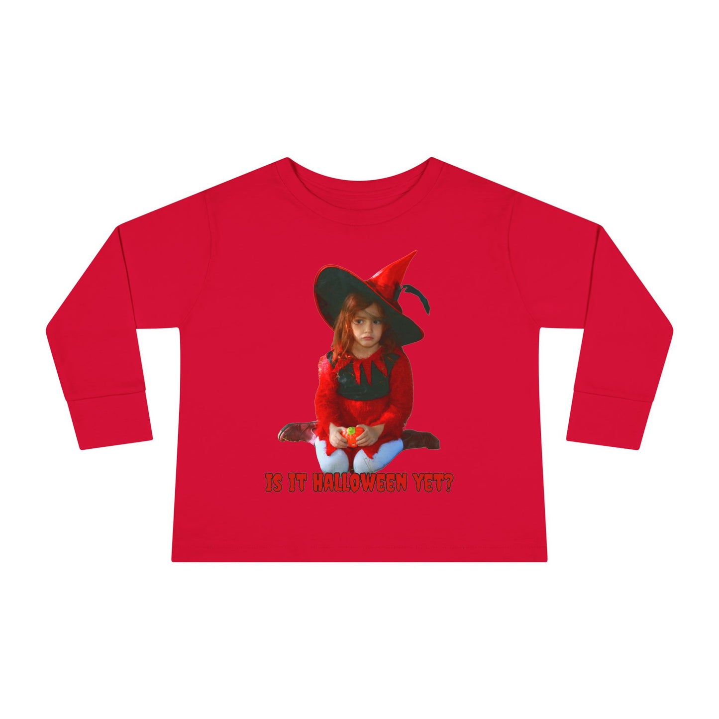 Is it Halloween yet? Toddler Long Sleeve Tee by cypherpunkgear