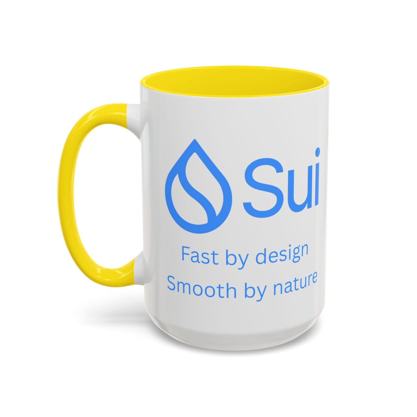 SUI White Accent Mug by cypherpunkgear.com