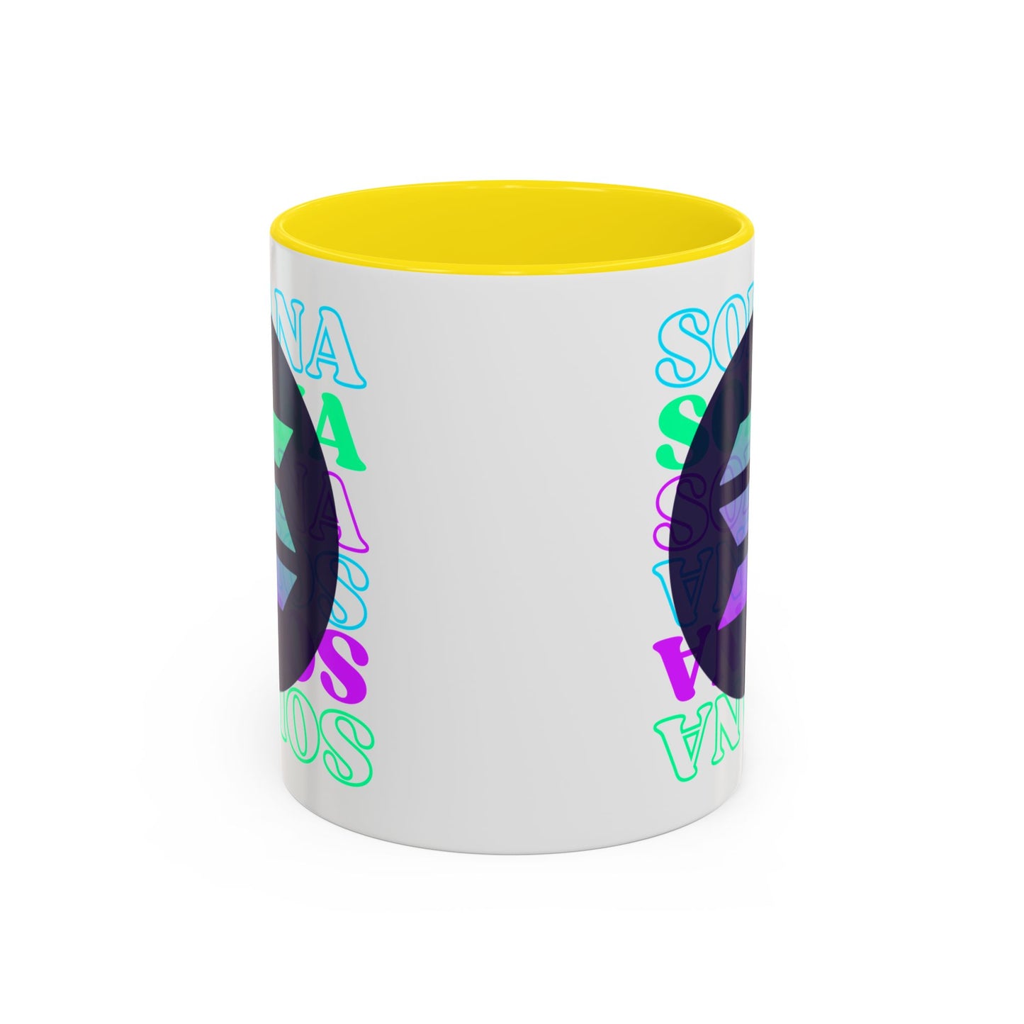 Solana, Solana, Solana (SOL) Accent Mug by cypherpunkgear.com