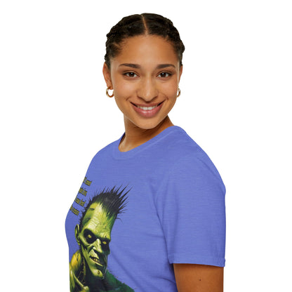 Frankenstein's Creature Light colors Unisex T-Shirt by CreepyCrafts.boo