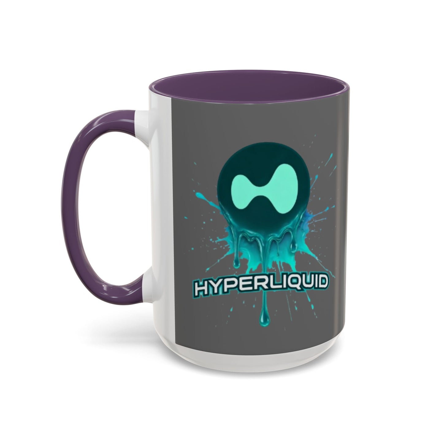 HYPE Drip Grey Accent Mug by cypherpunkgear.com