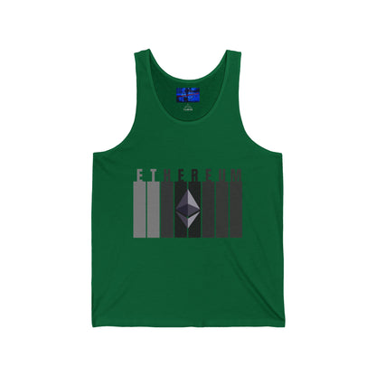 Ethereum (ETH) Unisex Jersey Tank Top by cypherpunkgear.com