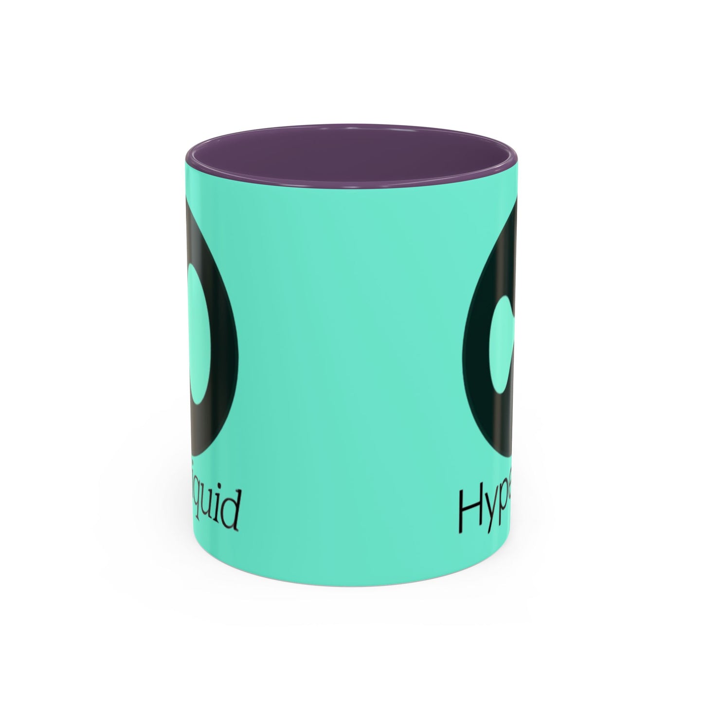 Hyperliquid Black font Light Hyperliquid Accent Mug by cypherpunkgear.com