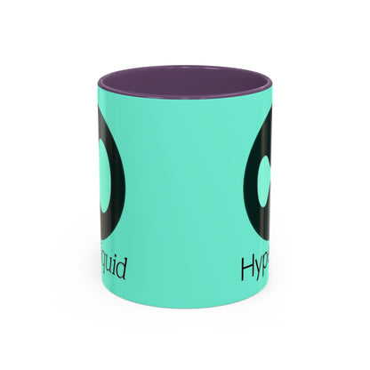 Hyperliquid Black font Light Hyperliquid Accent Mug by cypherpunkgear.com