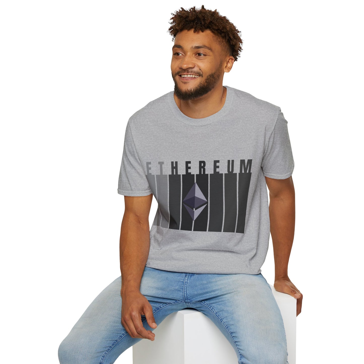 Ethereum (ETH) LTcolors Unisex T-Shirt by cypherpunkgear.com