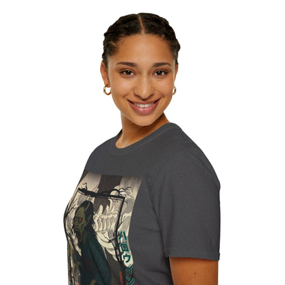 Yōkai Happy Halloween Dark colors Unisex T-Shirt by CreepyCrafts.boo