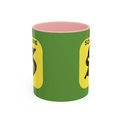 SolflareLogo Green Accent Mug by cypherpunkgear.com