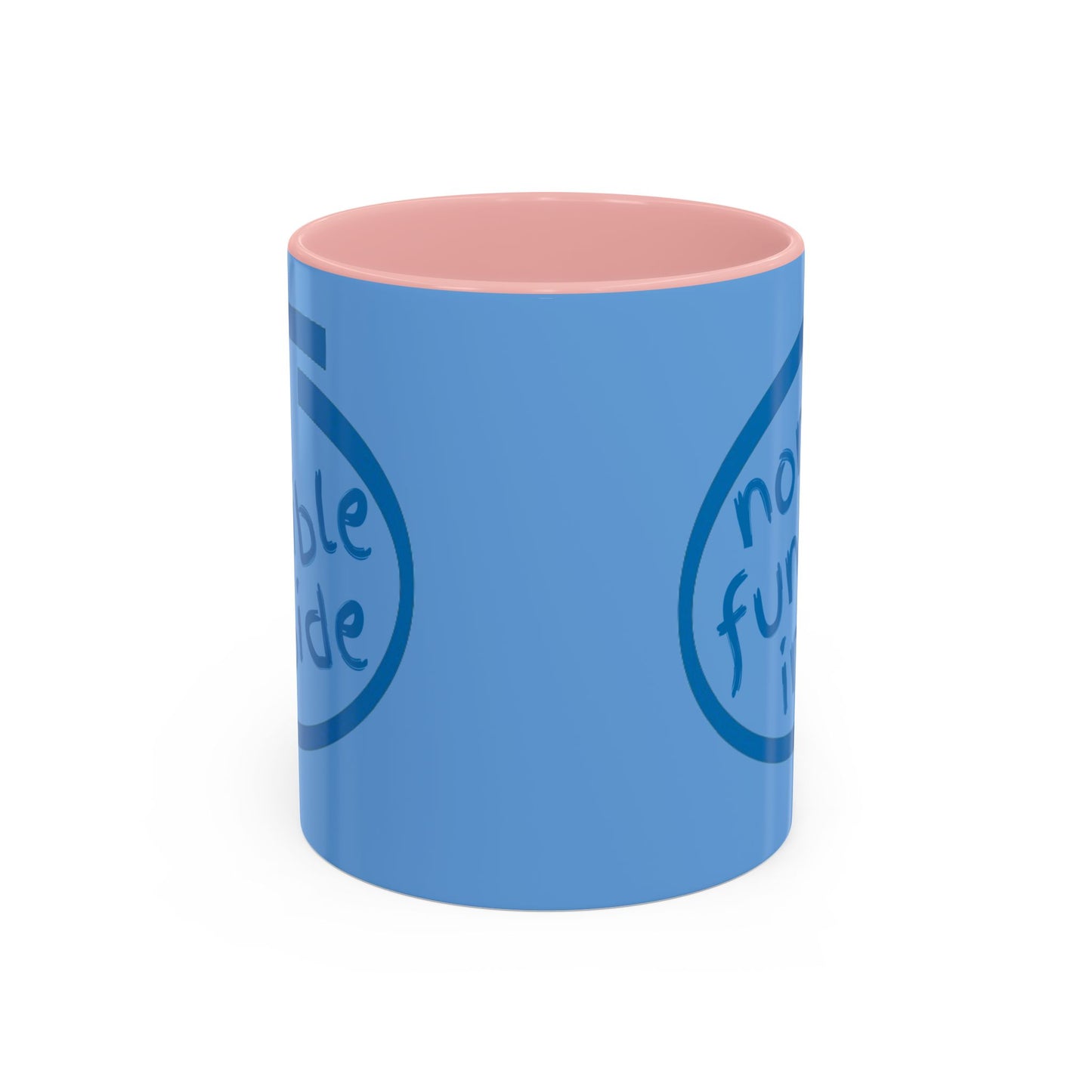 Non-Fungible Inside Light Blue Accent Mug by cypherpunkgear.com