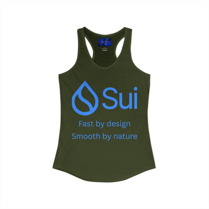 SUI Women's Racerback Tank Top by cypherpunkgear.com