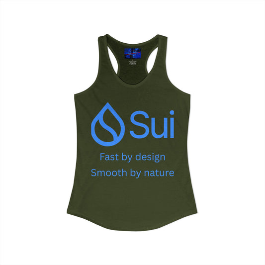 SUI Women's Racerback Tank Top by cypherpunkgear.com