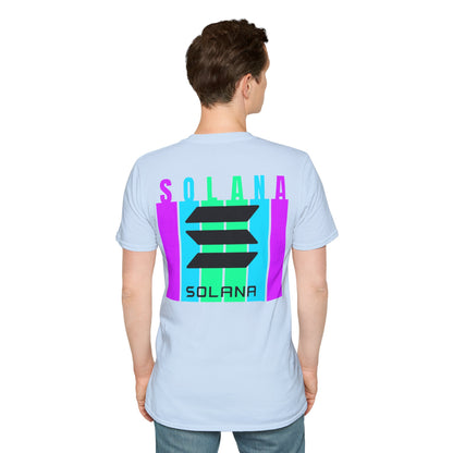 2-sided, Solana Light colors Unisex T-Shirt by cypherpunkgear.com