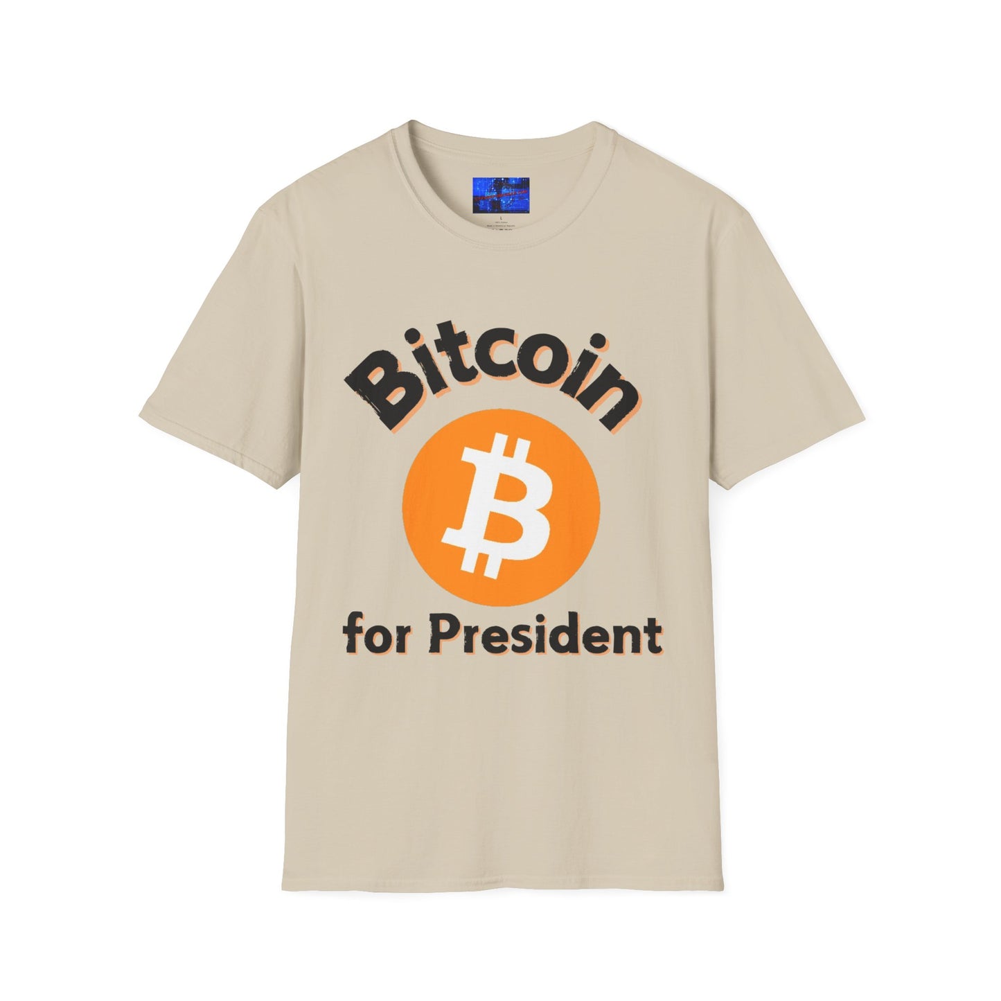 Bitcoin (BTC) for President LTcolors Unisex T-Shirt by cypherpunkgear