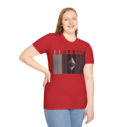 Ethereum (ETH) Light colors Unisex T-Shirt by cypherpunkgear.com