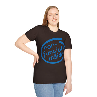 Non-Fungible Inside Dark colors Unisex T-Shirt by cypherpunkgear.com
