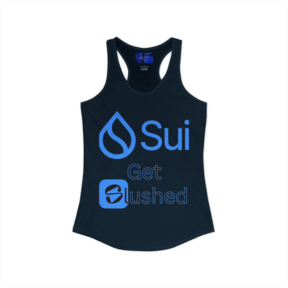 Sui: Get Slushed Women's Racerback Tank Top by cypherpunkgear.com