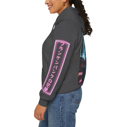 Neon Bride of Frankenstein Hoodie Unisex Hooded Sweatshirt by CreepyCrafts.boo
