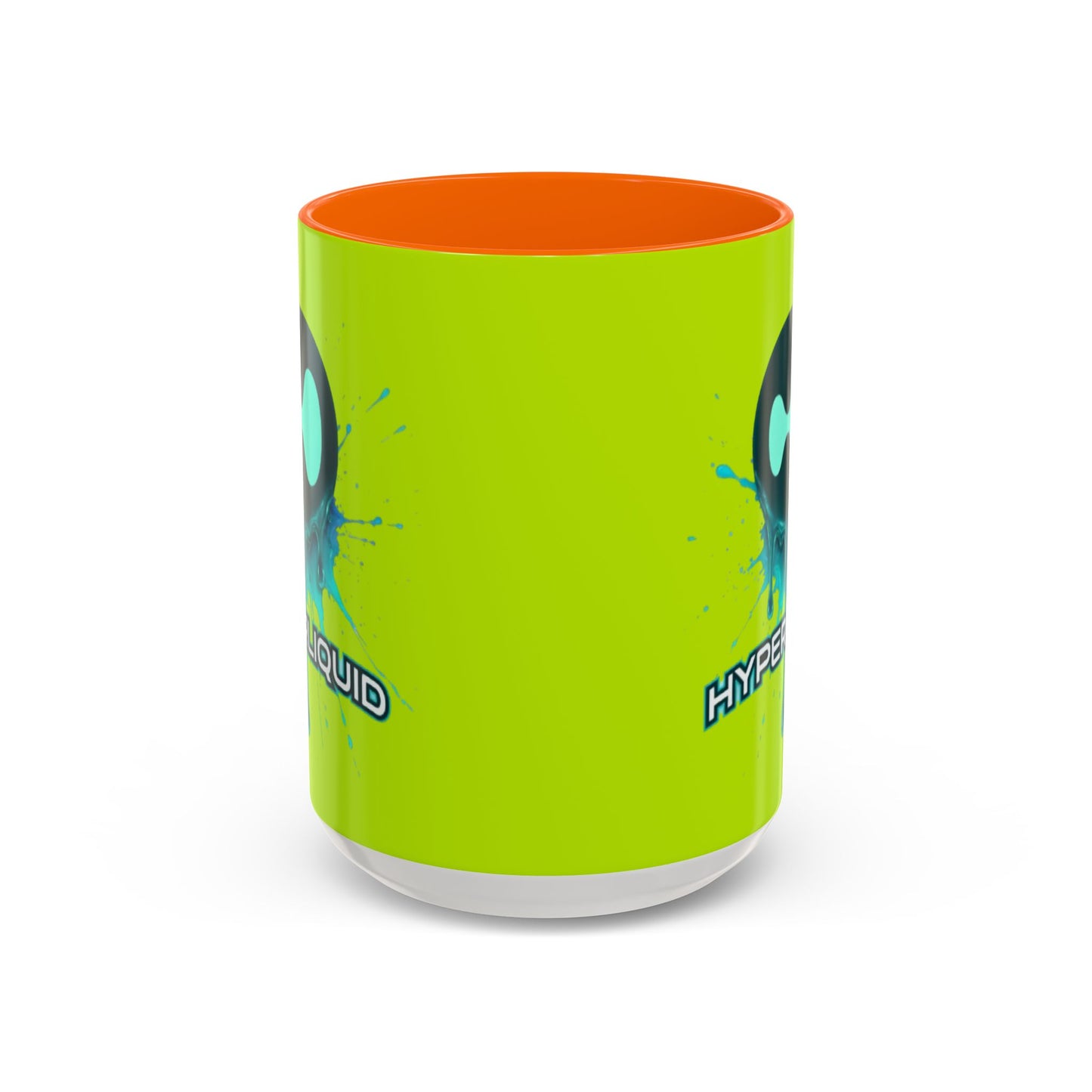 HYPE Drip Yellow Accent Mug by cypherpunkgear.com