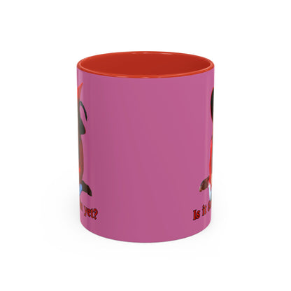 Is it Samhain yet? Pink Accent Mug by CreepyCrafts.boo