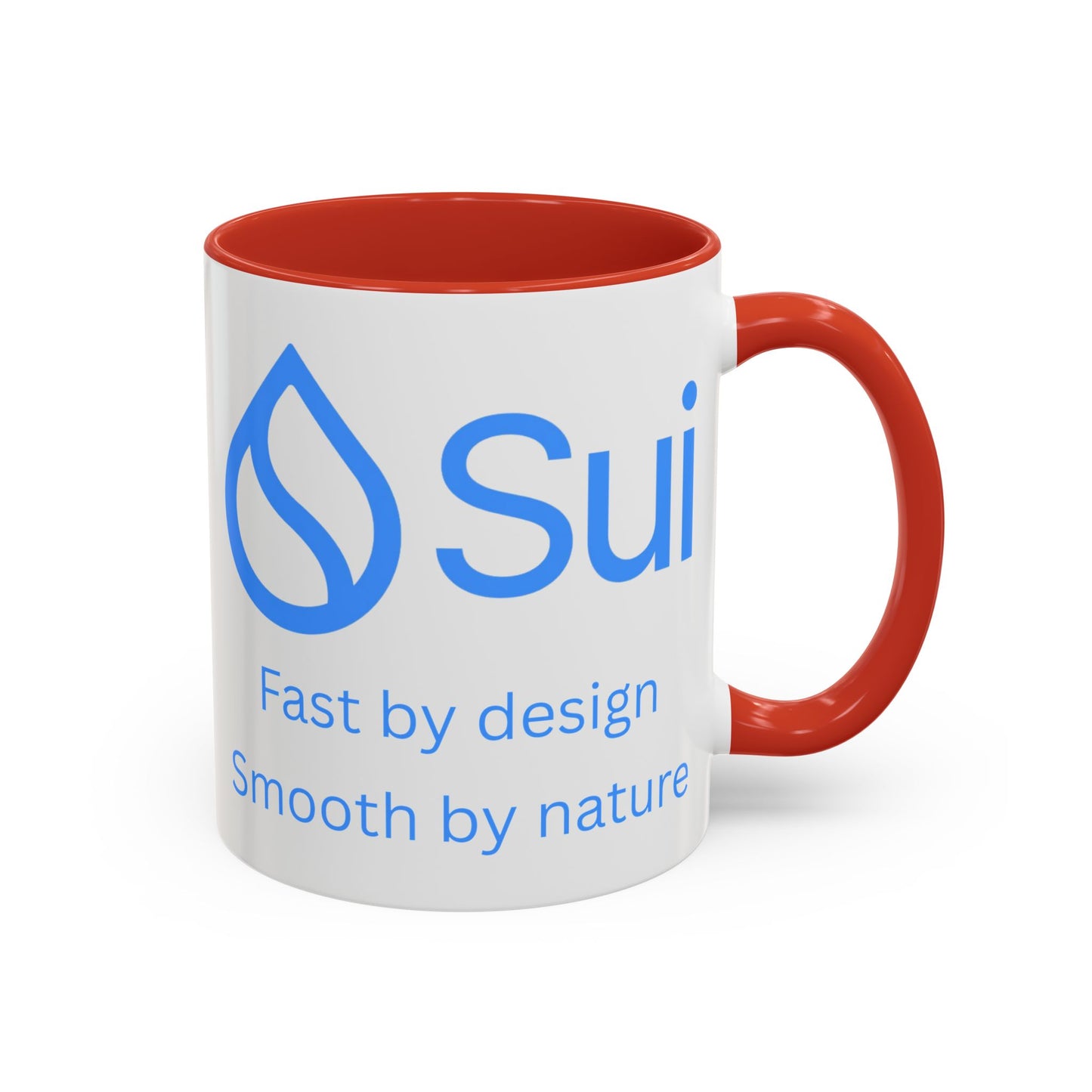 SUI White Accent Mug by cypherpunkgear.com