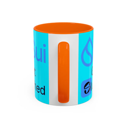 Sui: Get Slushed Light Blue Accent Mug by cypherpunkgear.com